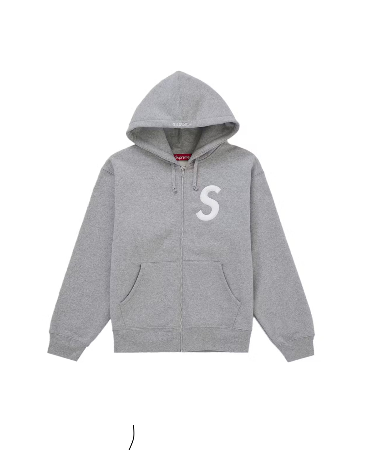 GREY S LOGO ZIP UP