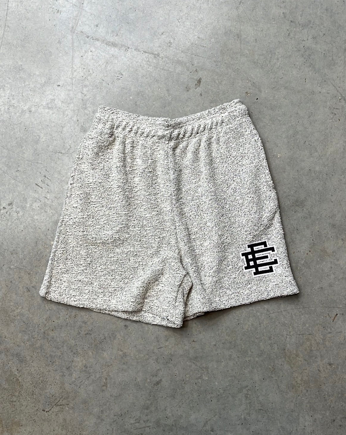 Eric Emanuel EE Bouclé Shorts 'Grey/Black'