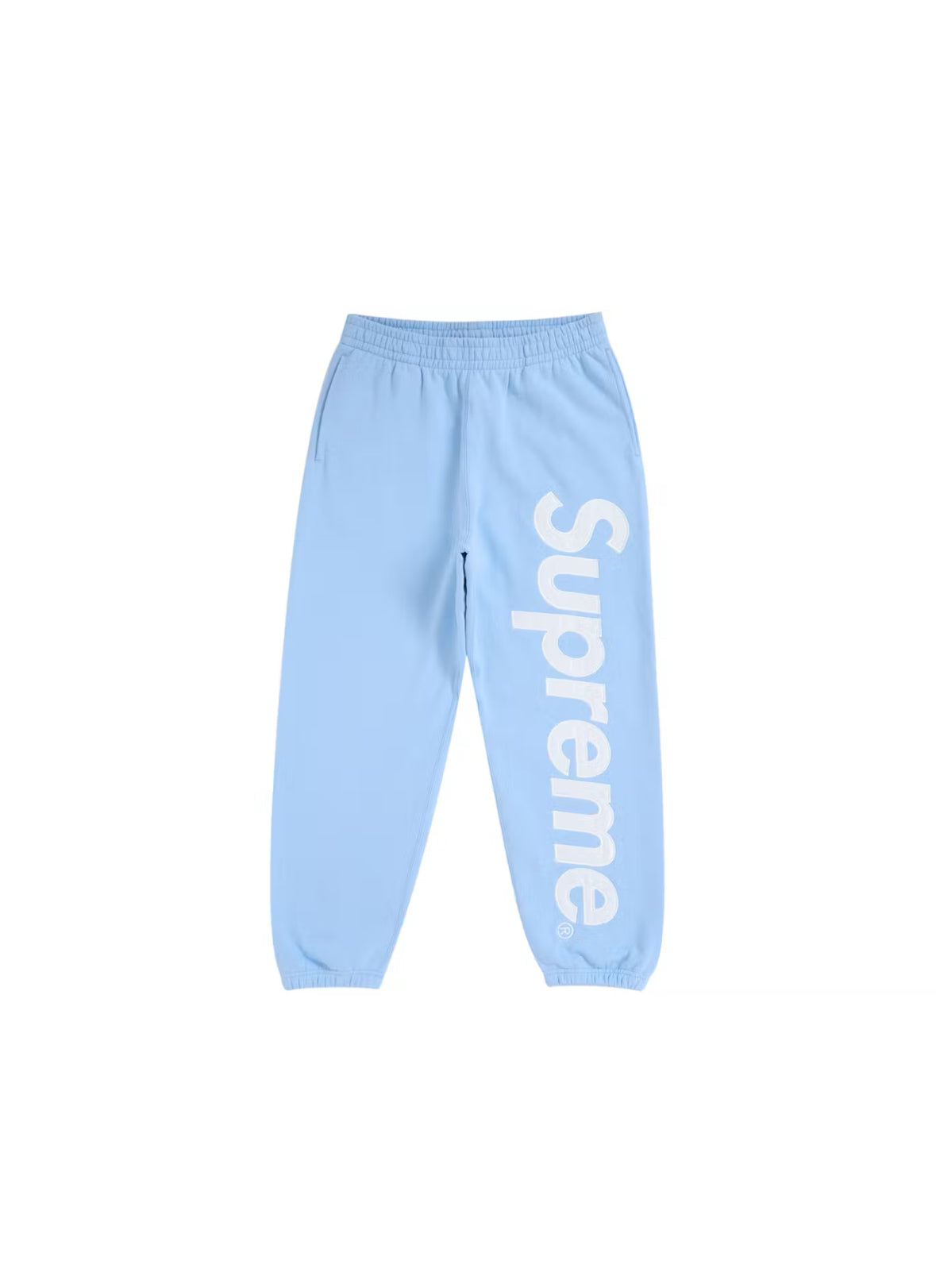 BLUE APPLIQUÉ SWEATPANTS