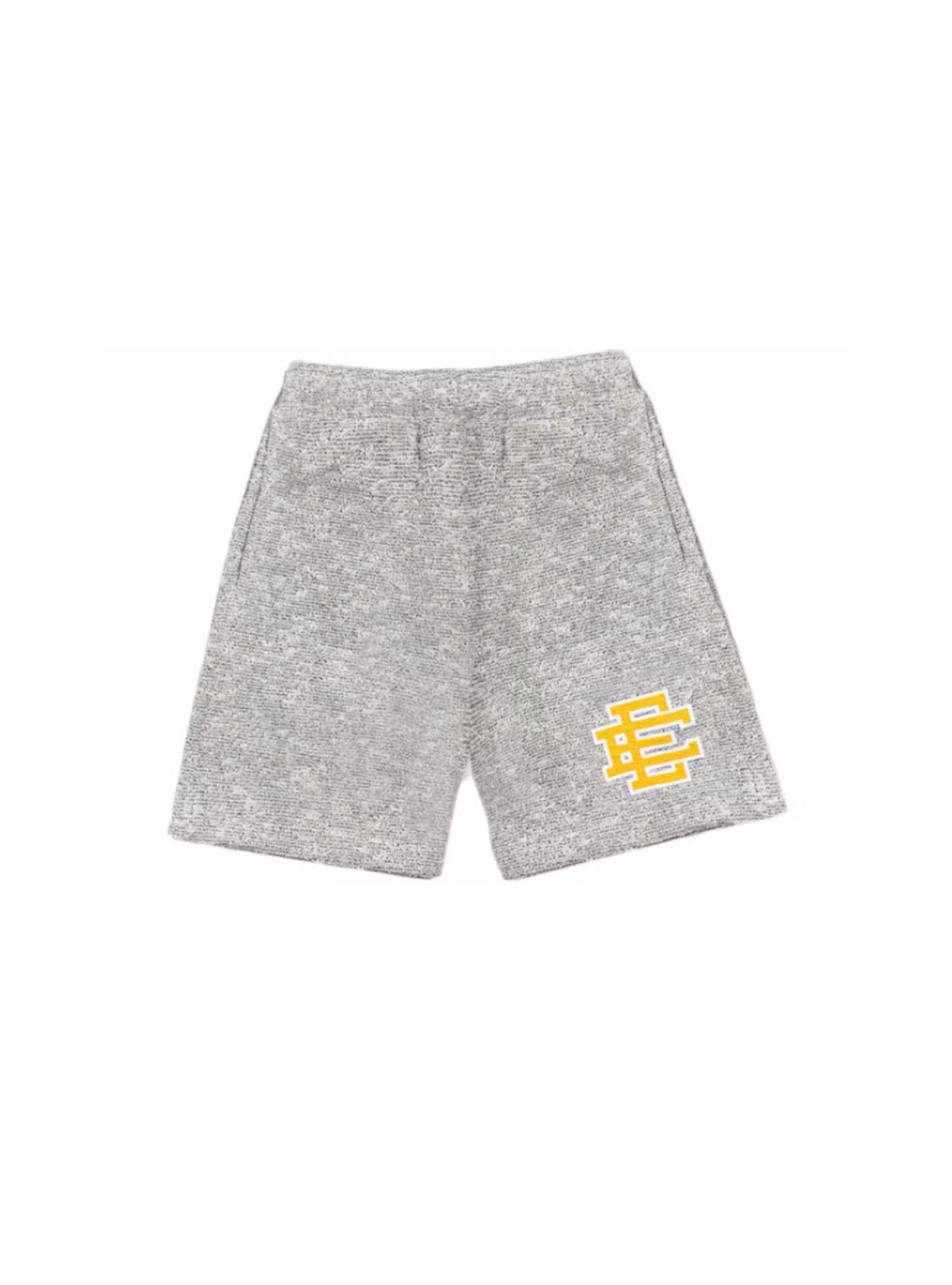 Eric Emanuel EE Bouclé Shorts 'Grey/Yellow'