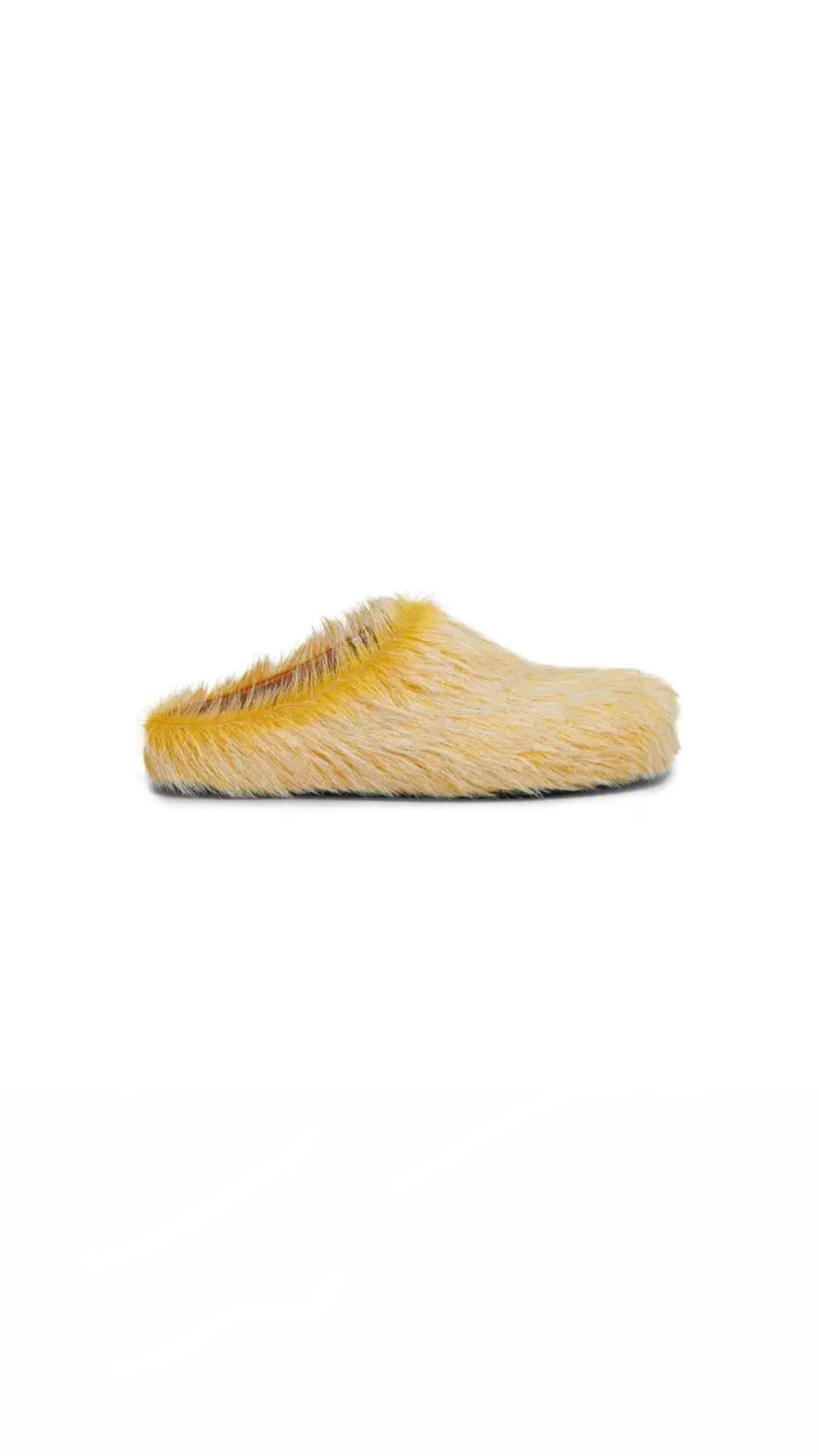 YELLOW MARNI SLIP-ON LOAFERS