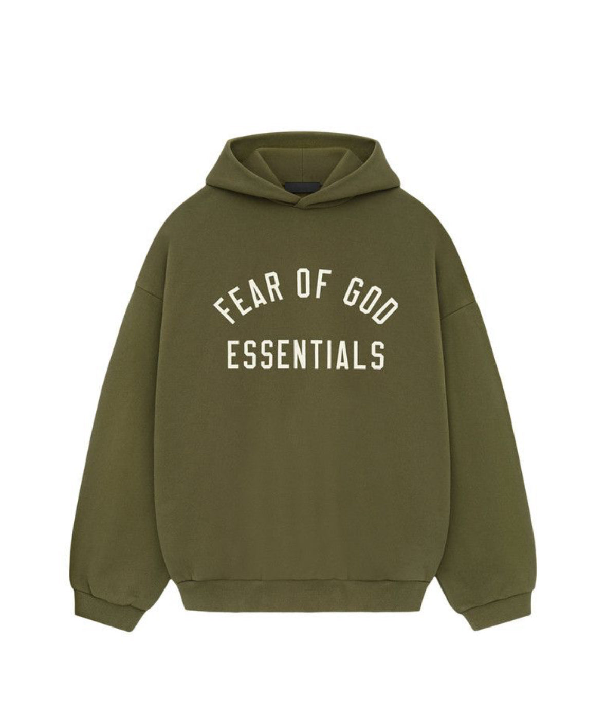 MILITARY GREEN FLEECE HOODIE