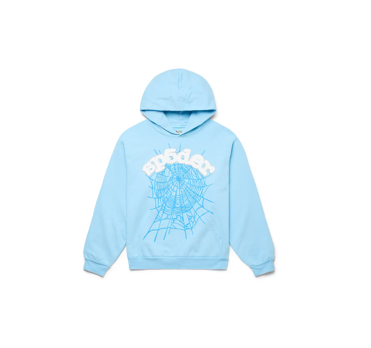 BLUE WEB SP5DER HOODIE