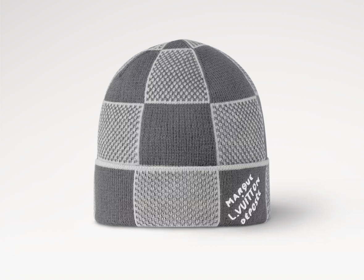 LOUIS VUITTON DAMIER HERITAGE BEANIE ‘GREY’