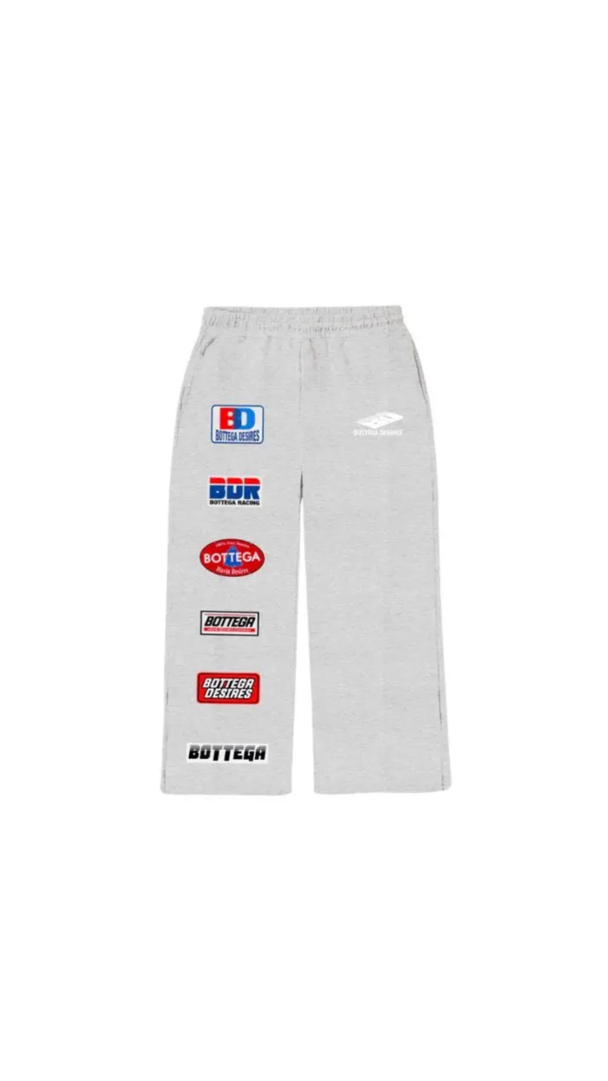 Bottega Desires Patches Sweatpants 'Grey'