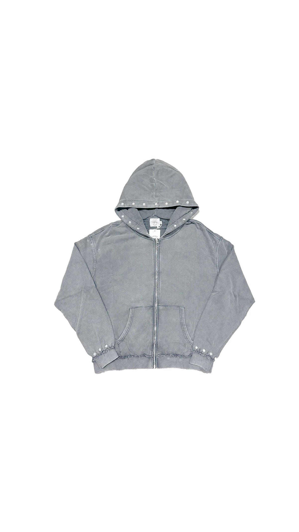 Saint Vanity Terry Zip Up 'Grey'
