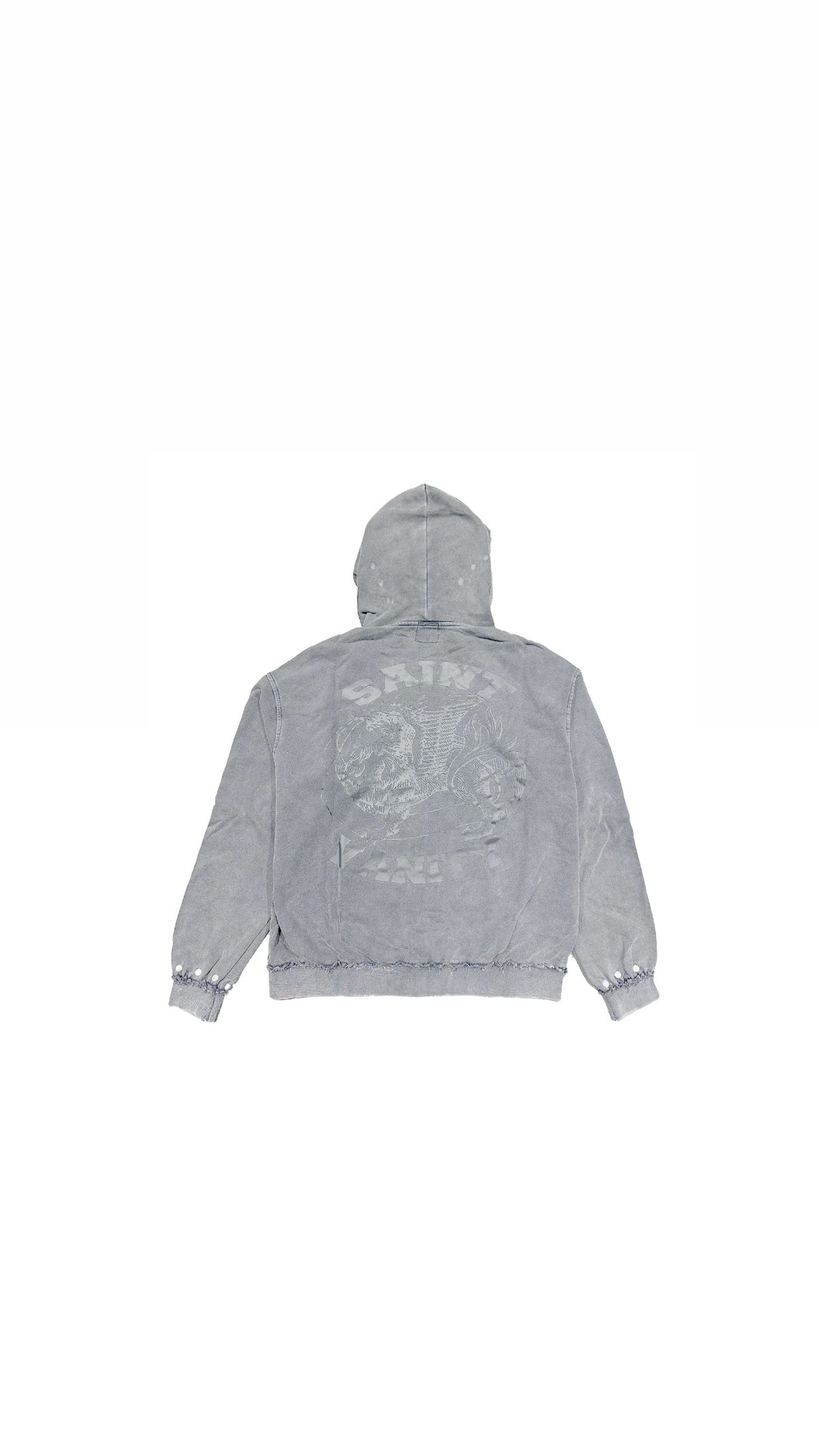Saint Vanity Terry Zip Up 'Grey'