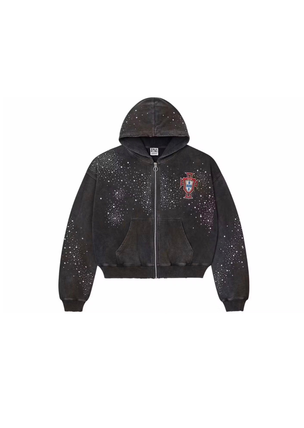 Vale Forever Pluto Clustered Zip Up Hoodie