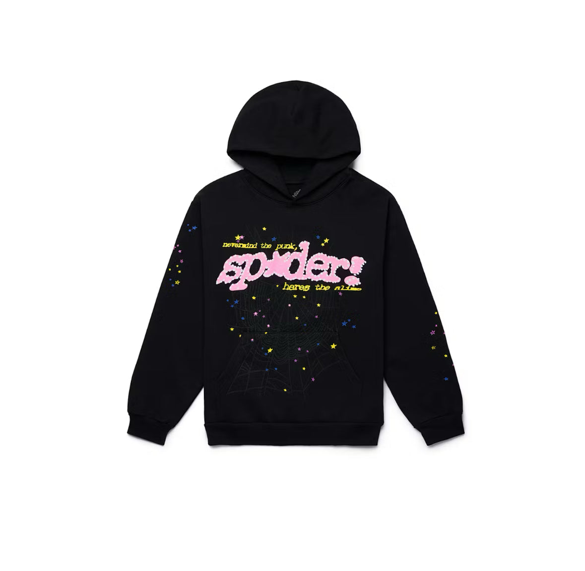 BLK OG WEB SP5DER HOODIE