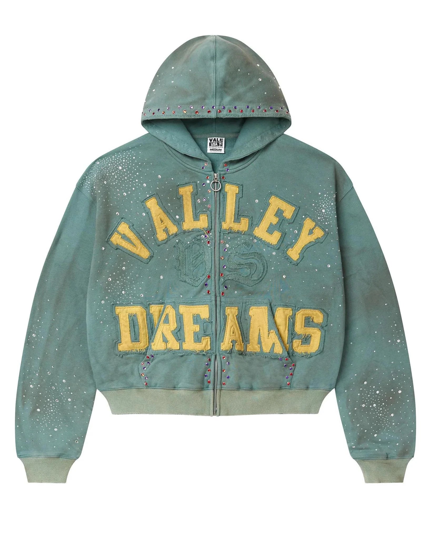 VALE BANK ZIP UP GREEN/YELLOW