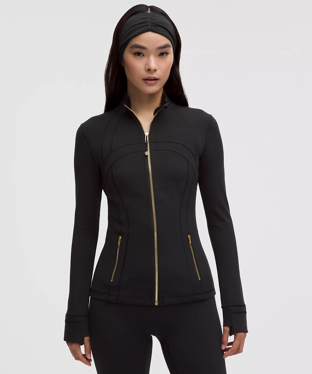 LULU DEFINE JACKET & LEGGINGS SET BLACK/GOLD
