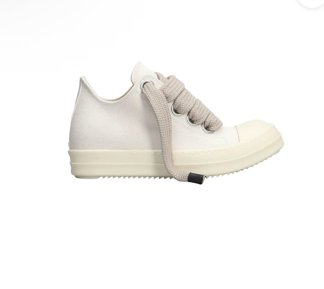 JUMBO LACE RICKS WHITE/TAN