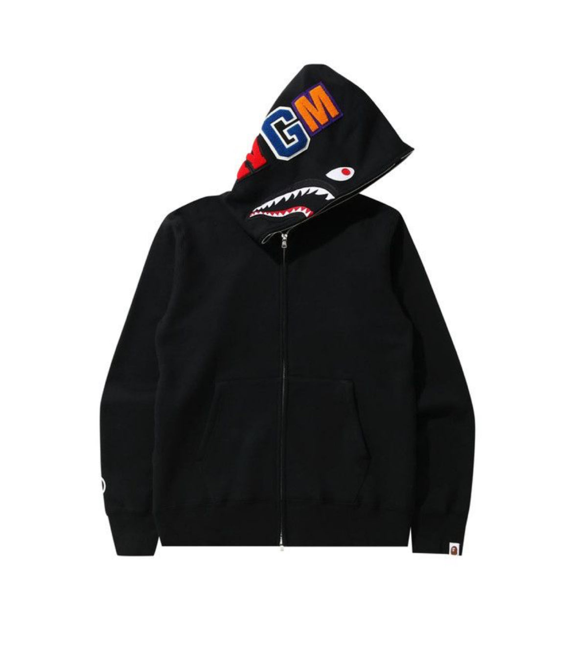 BLACK BAPE FULL ZIP-UP