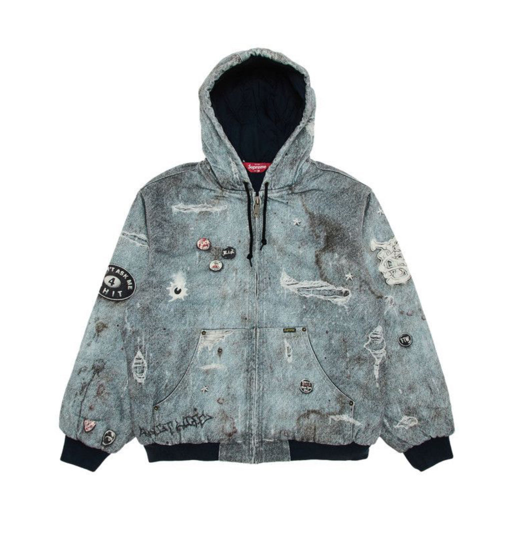 SUPREME HJR HOODED WORK JACKET (PRE OWNED)